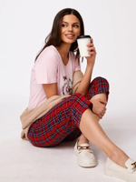 Пижама женская бриджи+футболка (норма) КЖ0036