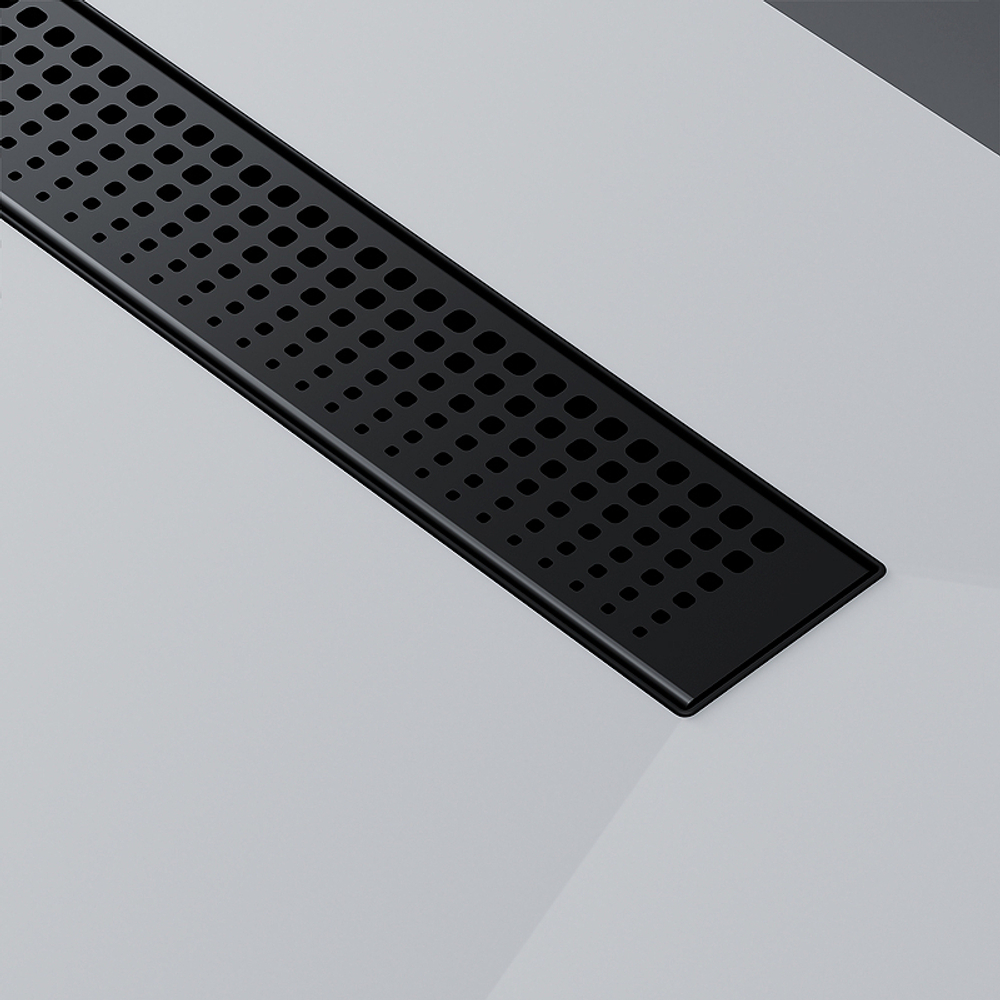 Душевой лоток AM.PM MasterFlow 80 W01SC-P11-080-01BM с Черной матовой решеткой Cut Gradient