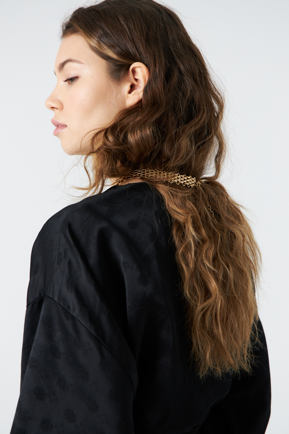 Платье свободное с поясом