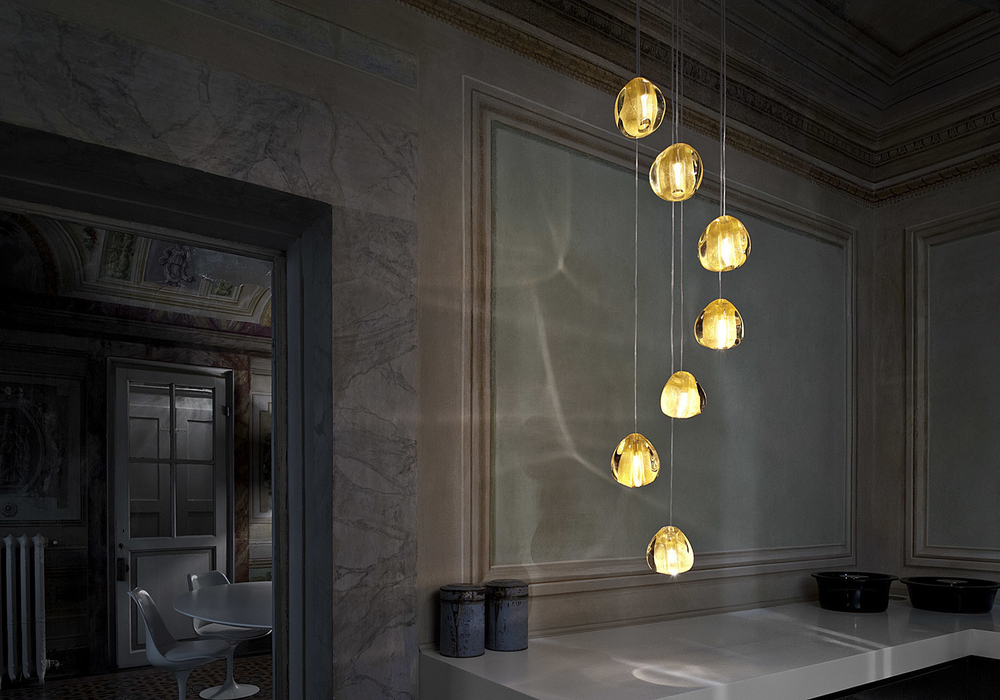 Pendant design lamp   Mizu by Terzani (15 suspension)