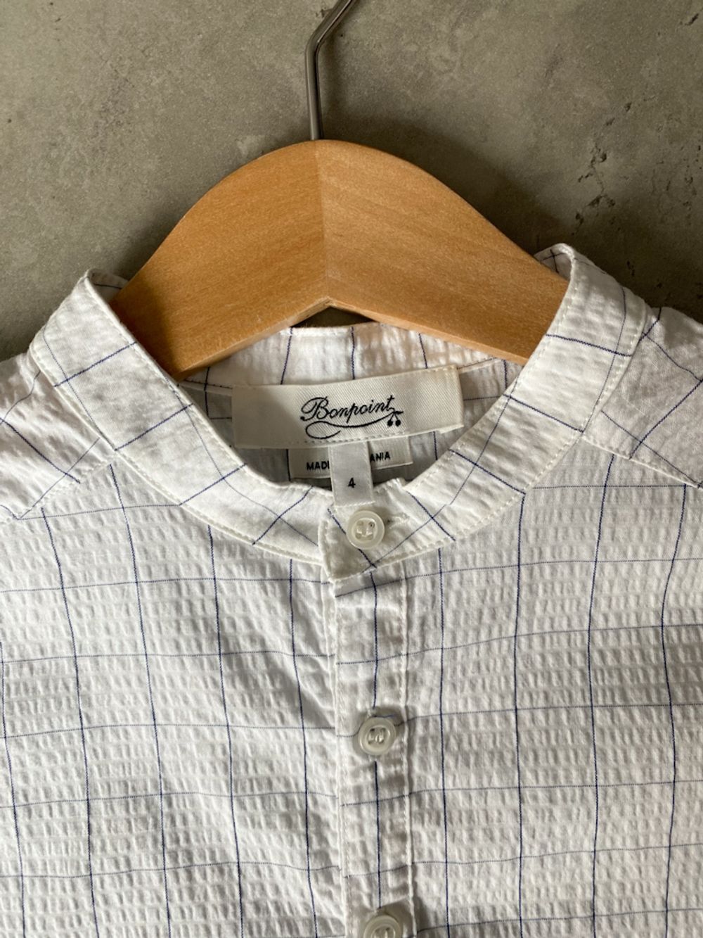 Хлопковая рубашка Bonpoint, 110