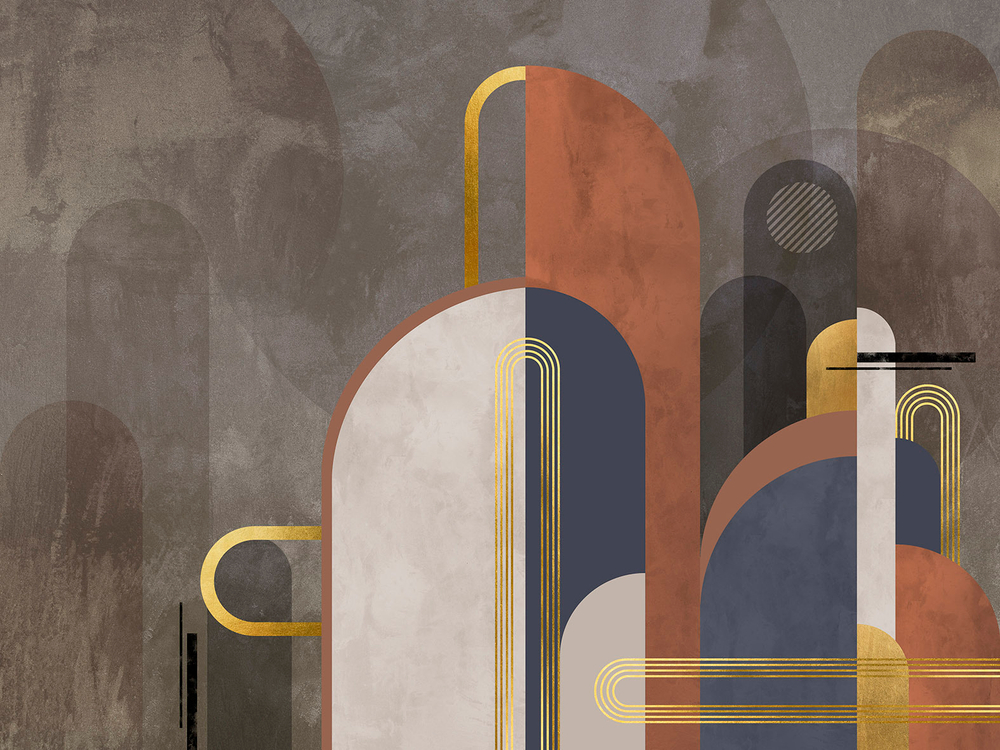 Дизайнерские обои Wall Street Deco