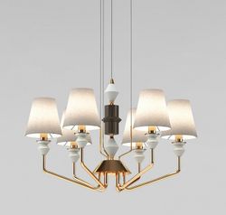 Подвесная люстра Eurosvet Olaria 101012/6 латунь Smart