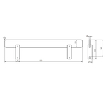 Бортик безопасности для кровати Дана, из сосны, в лаке