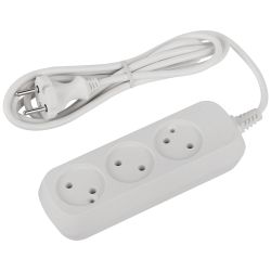 Удлинитель электрический ЭРА UDL-10-315 Greenline 3 розетки без заземления 1,5м ПВС 2x0.75мм2
