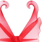 Карнавальный аксессуар «Изящные крылья» 70*55 см, красный