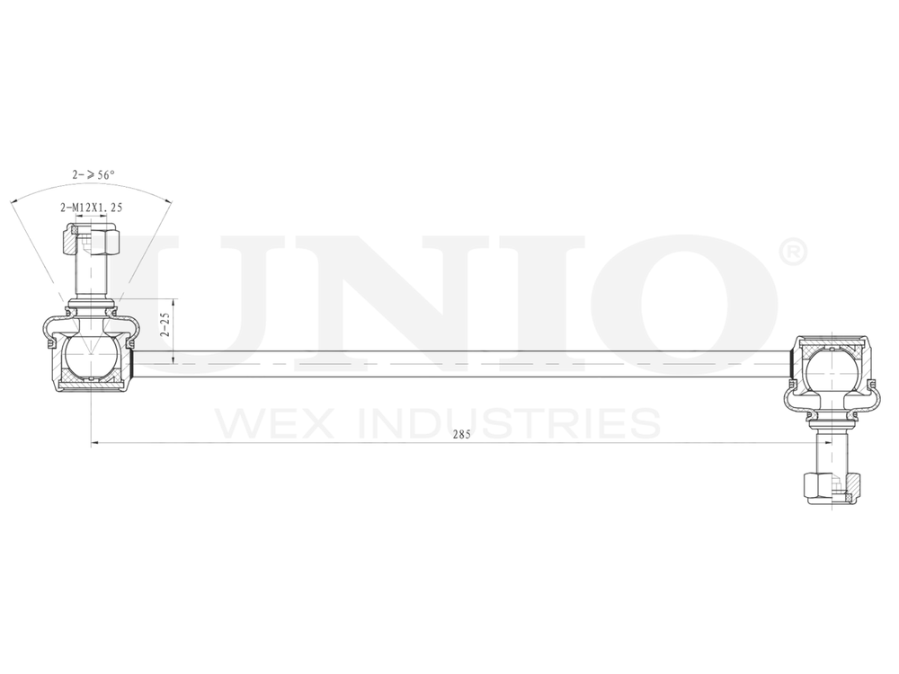 Стойка стабилизатора передняя UNIO SSP-50022