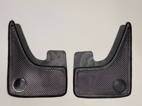 Брызговик универс. 3D Черный Металлик катафот черный (2шт) (SPARGO)