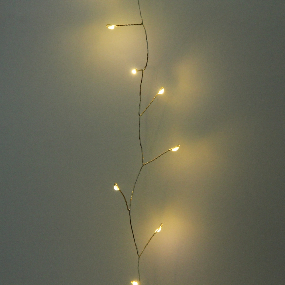 Гирлянда для дома ЗАНАВЕС 3м*3м 900 ламп LED «Мишура», IP-20, 8 режимов. Теплый белый (возможность соединения)