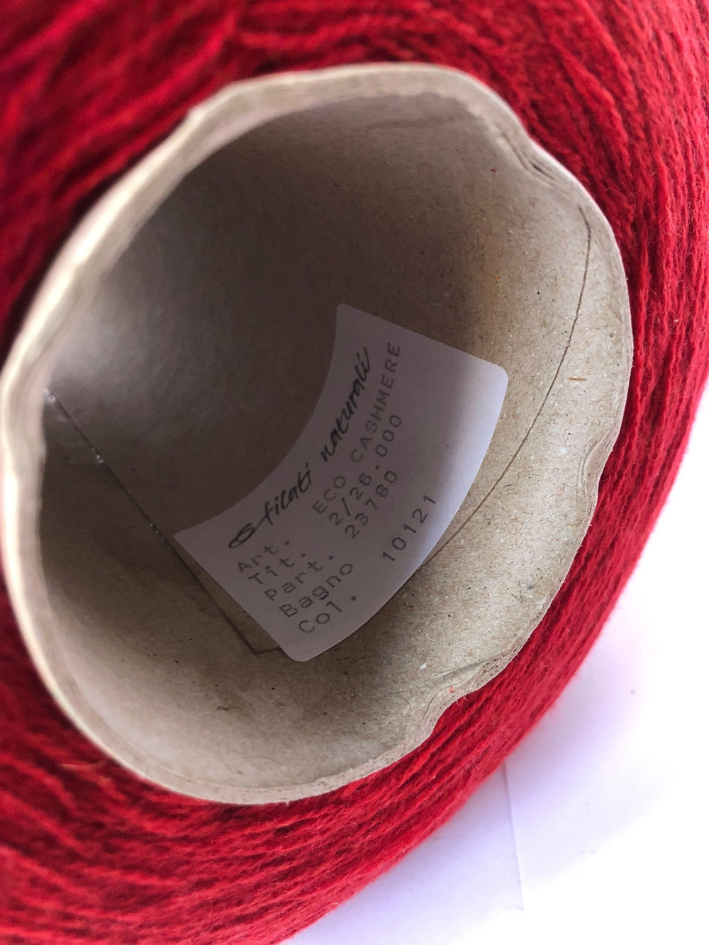 Пряжа Кашемир ECO cashmere 2/26 красный