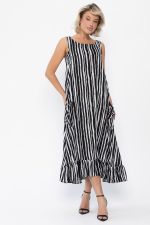 Сарафан Нимфа (черно-белый) П14052-10М LT Collection