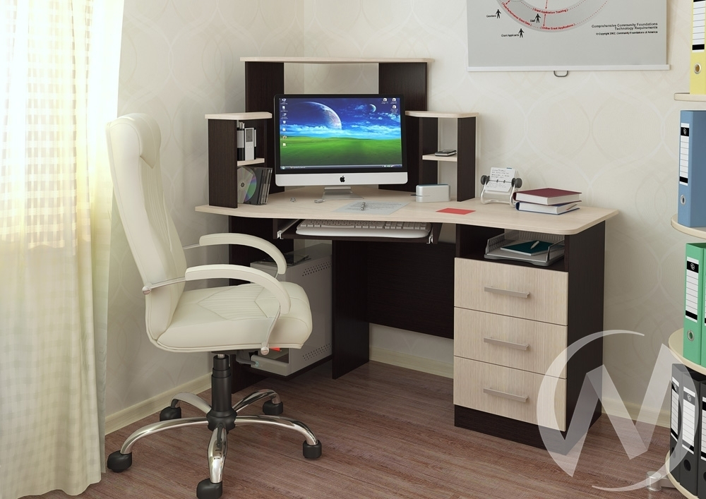 Стол компьютерный Каспер (венге/лоредо)