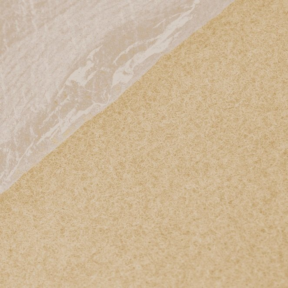 Ковролин НОРК (велюр) на резиновой основе с защитной плёнкой, ширина 3м., 75 кв.м, бежевый