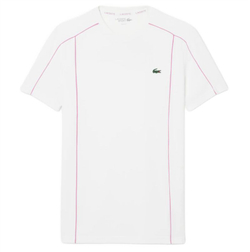 Теннисная футболка Lacoste Ultra Dry Sport - white