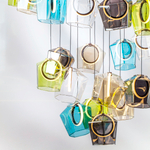 796289 Люстра CARAMELLO LED 28х6W 2700LM КОФЕЙНЫЙ/МУЛЬТИКОЛОР 3000K