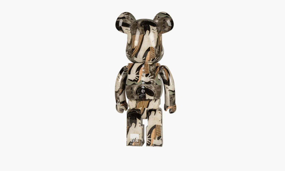 Bearbrick Toshusai Sharaku Sansei Otanioniji No Ya "1000%"