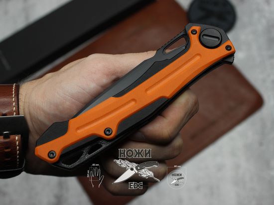 Складной нож НОКС "Фантом" 338-708406 c клинком из стали D2, рукоять G10