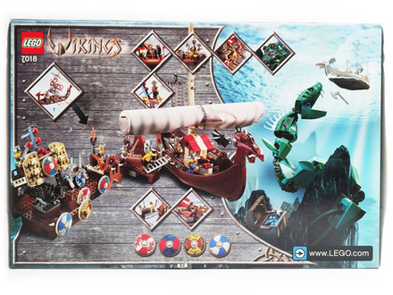 Конструктор LEGO 7018 Корабль викингов против змея Мидгардсорма