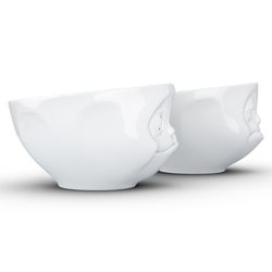 Набор чаш Snoozy & Tasty, 200 мл, белый, 2 шт.