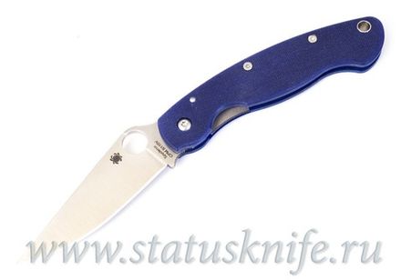 Нож Spyderco C36GPDBL Military Dark Blue