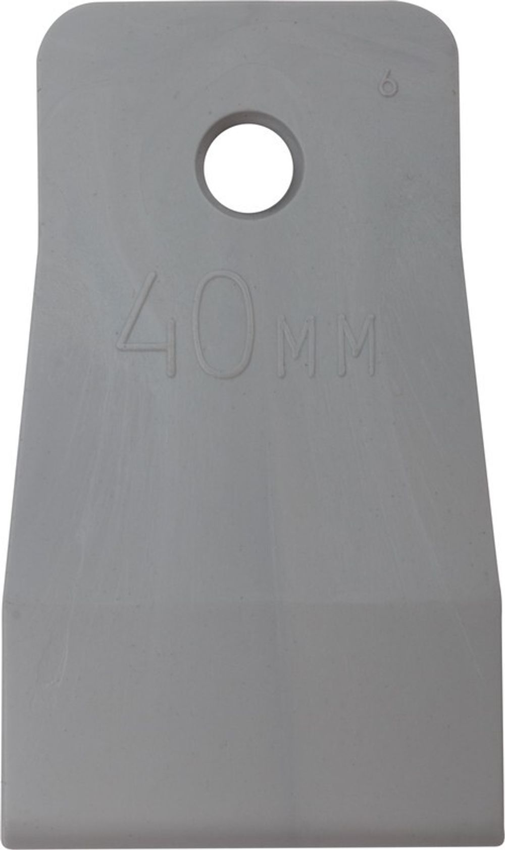 06883 КУРС Шпатель резиновый белый 40мм