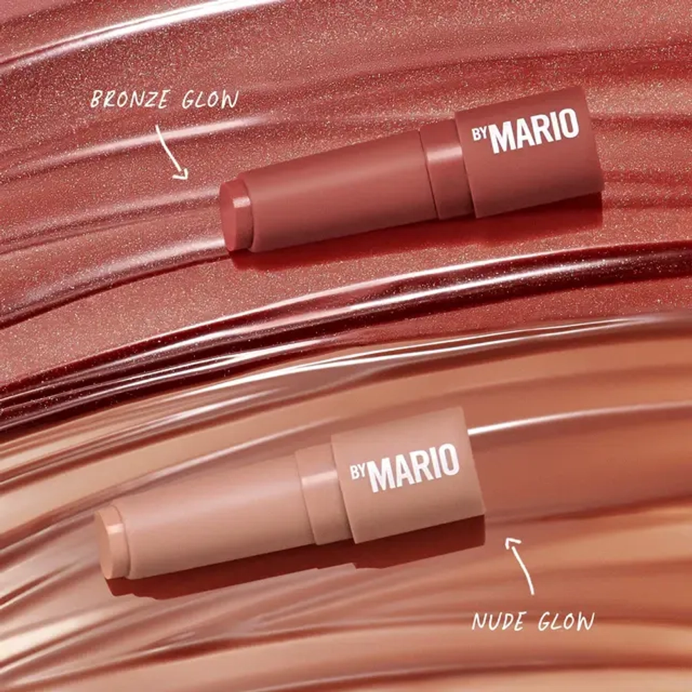 Makeup By Mario Mini MoistureGlow™ On The Go Plumping Lip Serum Duo: Nude Glow + Bronze Glow