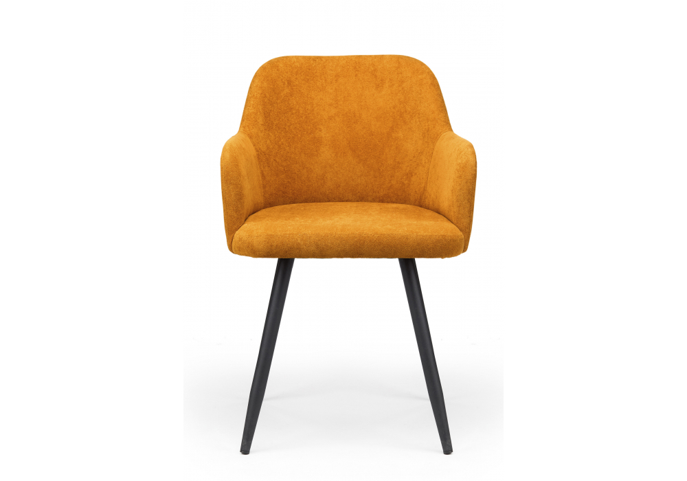 Стул на металлокаркасе Woodville Инфини 360 терракота (ocean 015), черный