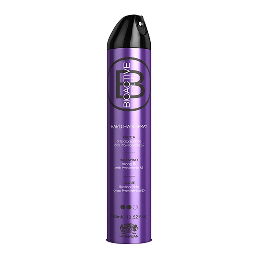 Лак сильной фиксации с провитамином В5 Farmagan Bioactive Styling Hard Hair Spray 400мл