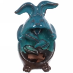 Подставка под стелющиеся благовония «Кролик на удачу» 10*9*17,5см