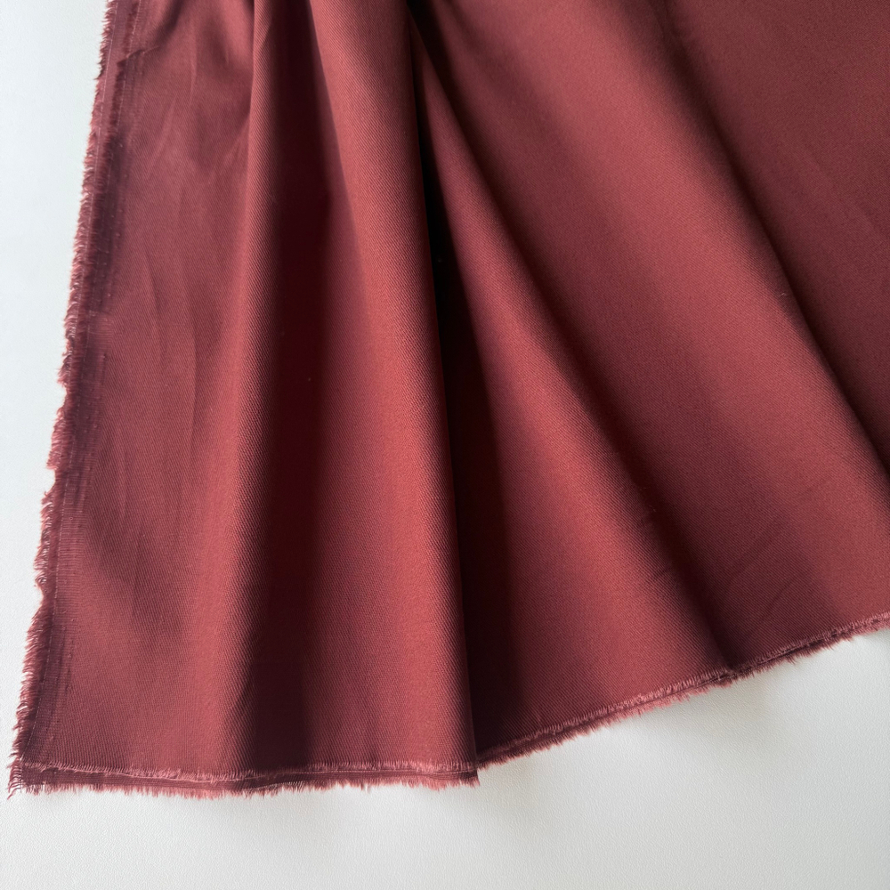 Джинса хлопковая (плотность 195 гр/м2) Красное дерево