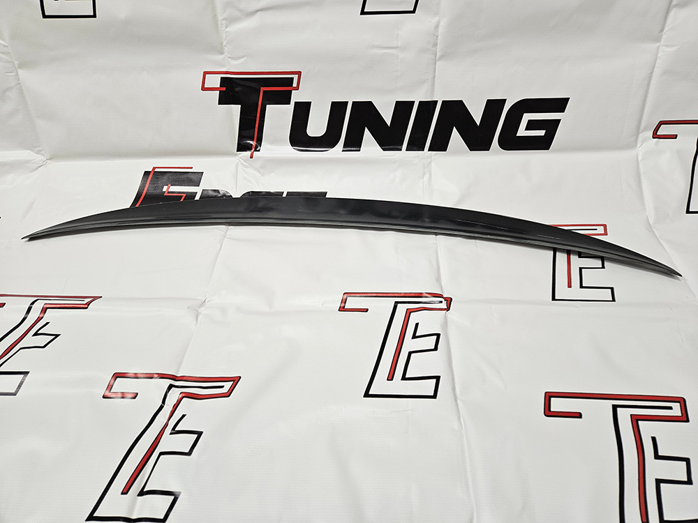 Спойлер лип крышки багажника Audi A5 (2016-2020) черный глянец