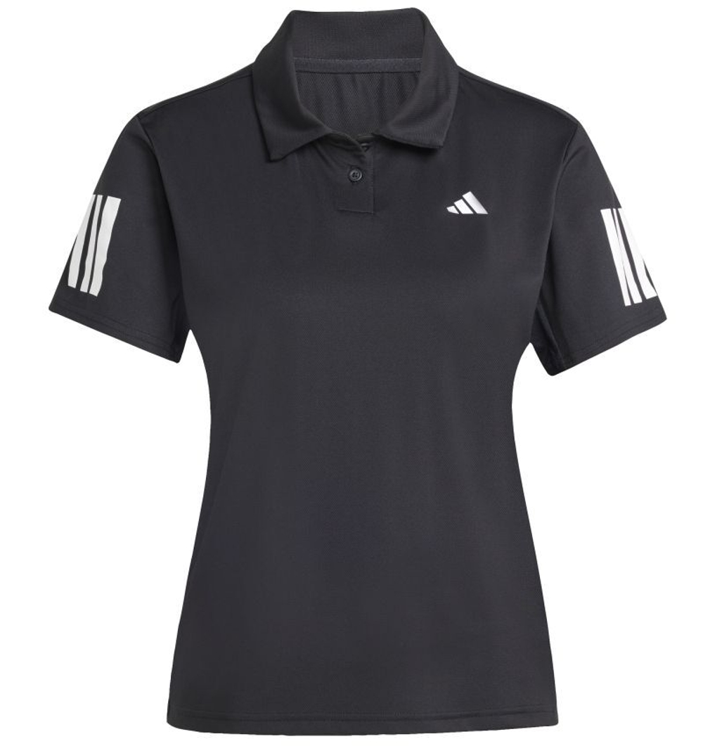 Женское поло Adidas Club Climacool 3-Stripes - black