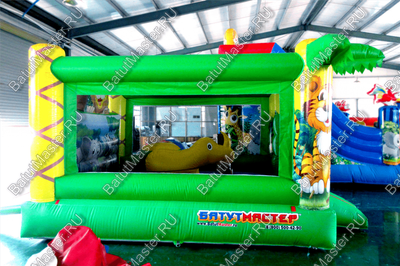 Коммерческий надувной батут "Львёнок" 4*3.5*3 м