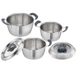 Набор кастрюль Tefal Ovation 1,4/2,1/2,8л 16/18/20см C817S354