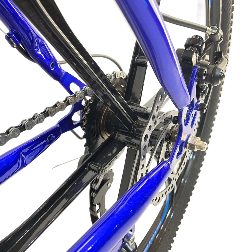 Велосипед Dinos 26" 21скор (стальная рама, диск. тормоз, Литые диски) Синий (DIN-15-4)