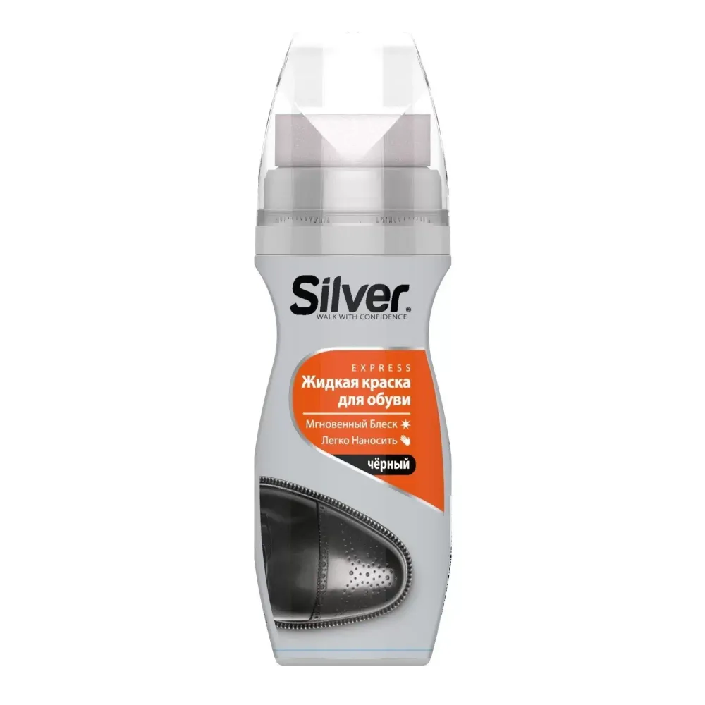 Жидкая кожа Silver, 75мл, чёрный