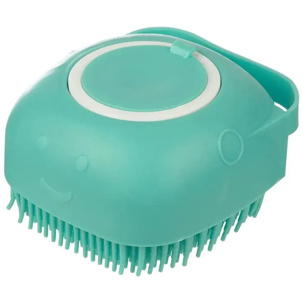 Щетка для мытья животных с диспенсером для моющего средства Щетка для мытья животных с диспенсером для моющего средства