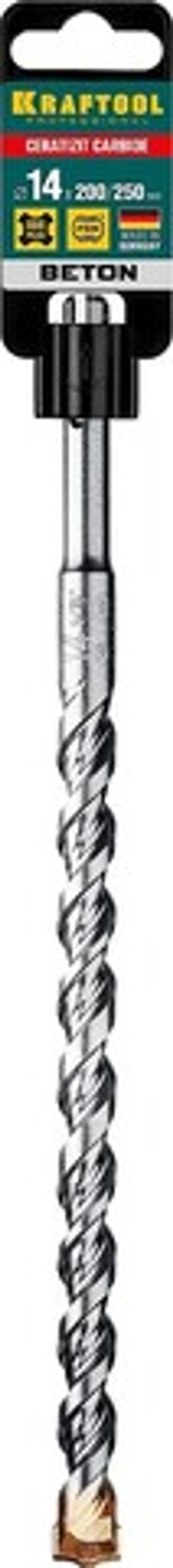 KRAFTOOL Cerazit Carbide, 14 х 250 мм, SDS-plus бур (29320-260-14)