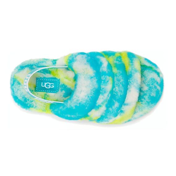 Ugg Fluff Yeah Slide 'Marble Oasis Blue'