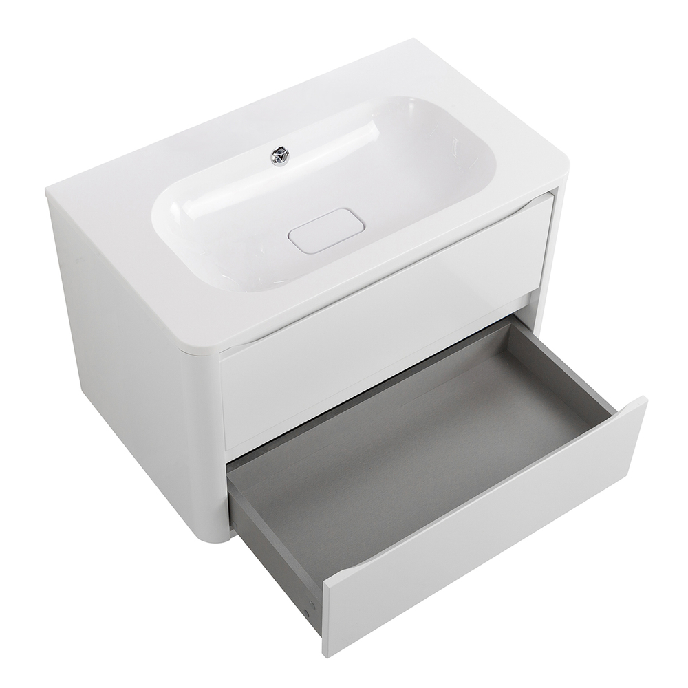 Мебель для ванной Cezares RELAX 80 Bianco Lucido RELAX-800-2C-SO-BL