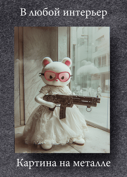 Картина на стену на металле от MetallSubArt