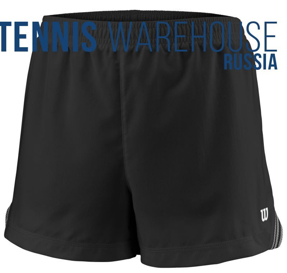 Шорты для девочки теннисные Wilson G Team 3.5 Short - черный
