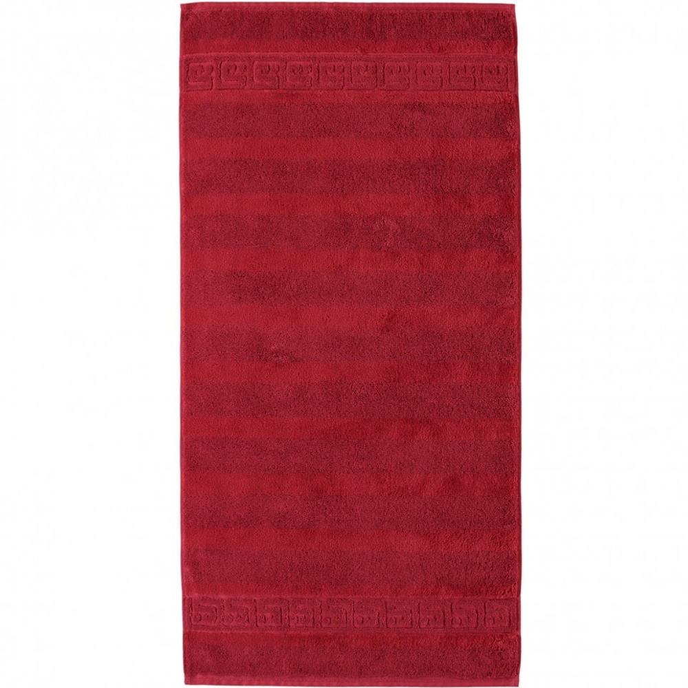Полотенце 50x100 Cawo Noblesse 1001 бордовое