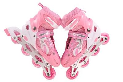 Ролики, PVC колесо со светом (р-р S31-34 M35-38 L39-42), D-608B-62