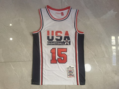 Баскетбольная аутентик джерси Мэджик Джонсон сборная США