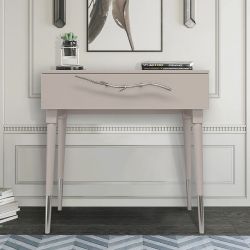 Консоль Арт Колор matte Стайл Сильвер Серый агат матовый