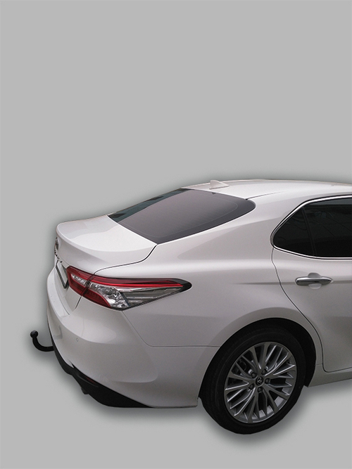 Фаркоп Лидер-Плюс для TOYOTA CAMRY VIII (седан) номер кузова (ХV70) 2017- с электрикой (Smart) и сертифкатом в комплекте арт.(T124-A)