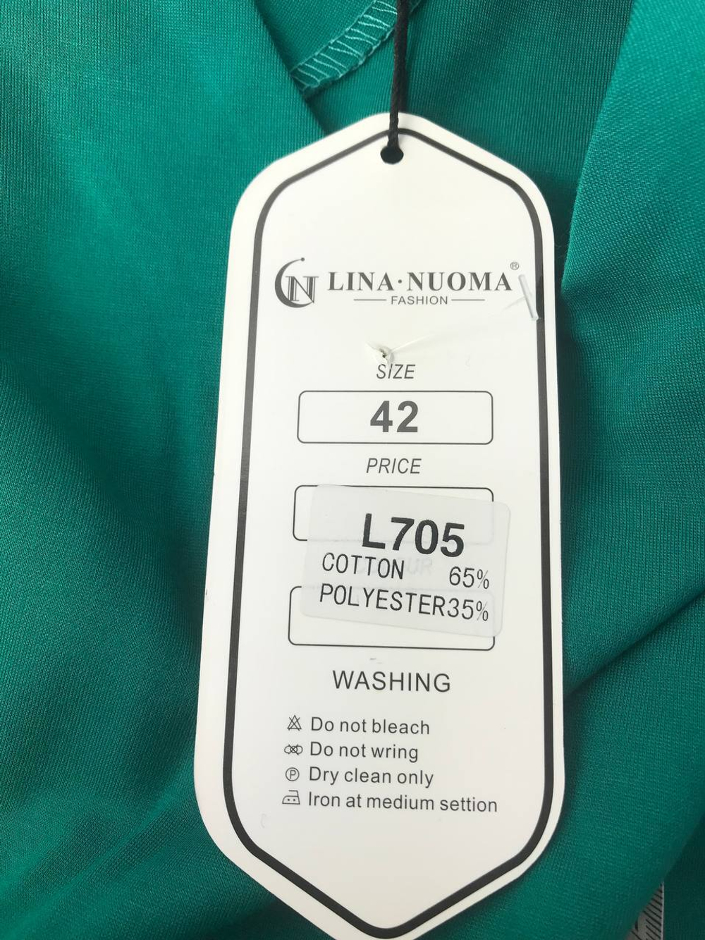 Платье Lina Nuoma зеленое 42 размер, новое