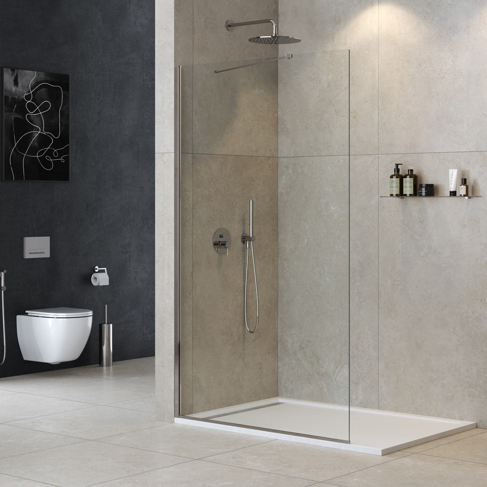 Душевая перегородка Cezares LIBERTA-L-1-TB-125-C-Cr