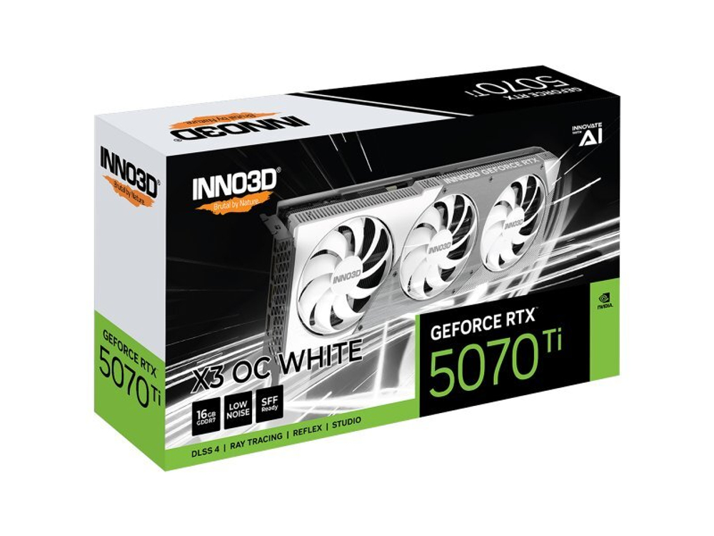 Видеокарта INNO3D Nvidia GeForce RTX 5070 Ti [N507T3-16D7X-176068W]